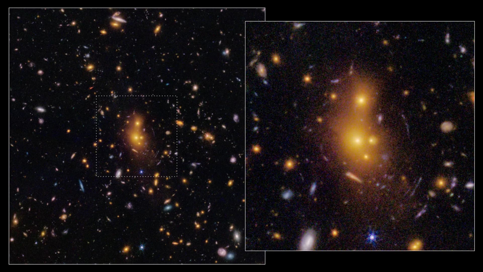James Webb zbulon një strukturë masive kozmike që sfidon të kuptuarit tonë të Universit - Science Daily